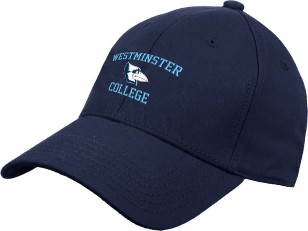 Westminster Structured Adjustable Pro Style Hat Westminster College Primary Athletics Mark - ONLINE ONLY